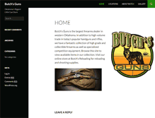Tablet Screenshot of butchsguns.com
